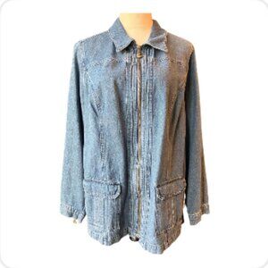 Woman Within Denim Jacket (776-4)